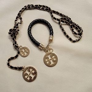 Tory Burch Necklace and bracelet